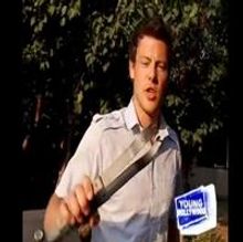 STAGE TUBE: Young Hollywood Spends the Day with GLEE's Cory Monteith